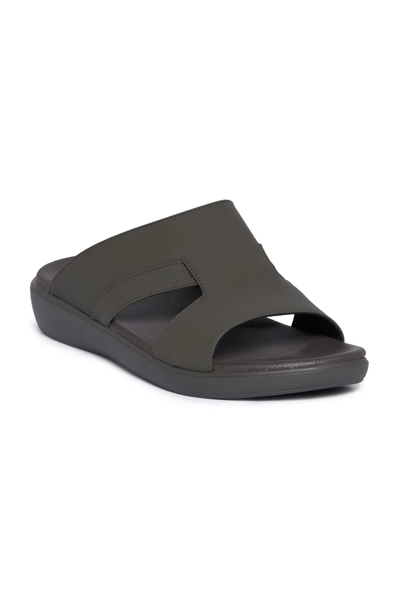 Geoomnii Geoomnii Men’s Arabic Sandals – Comfortable Casual Leather Slide Sandals for Everyday Wear